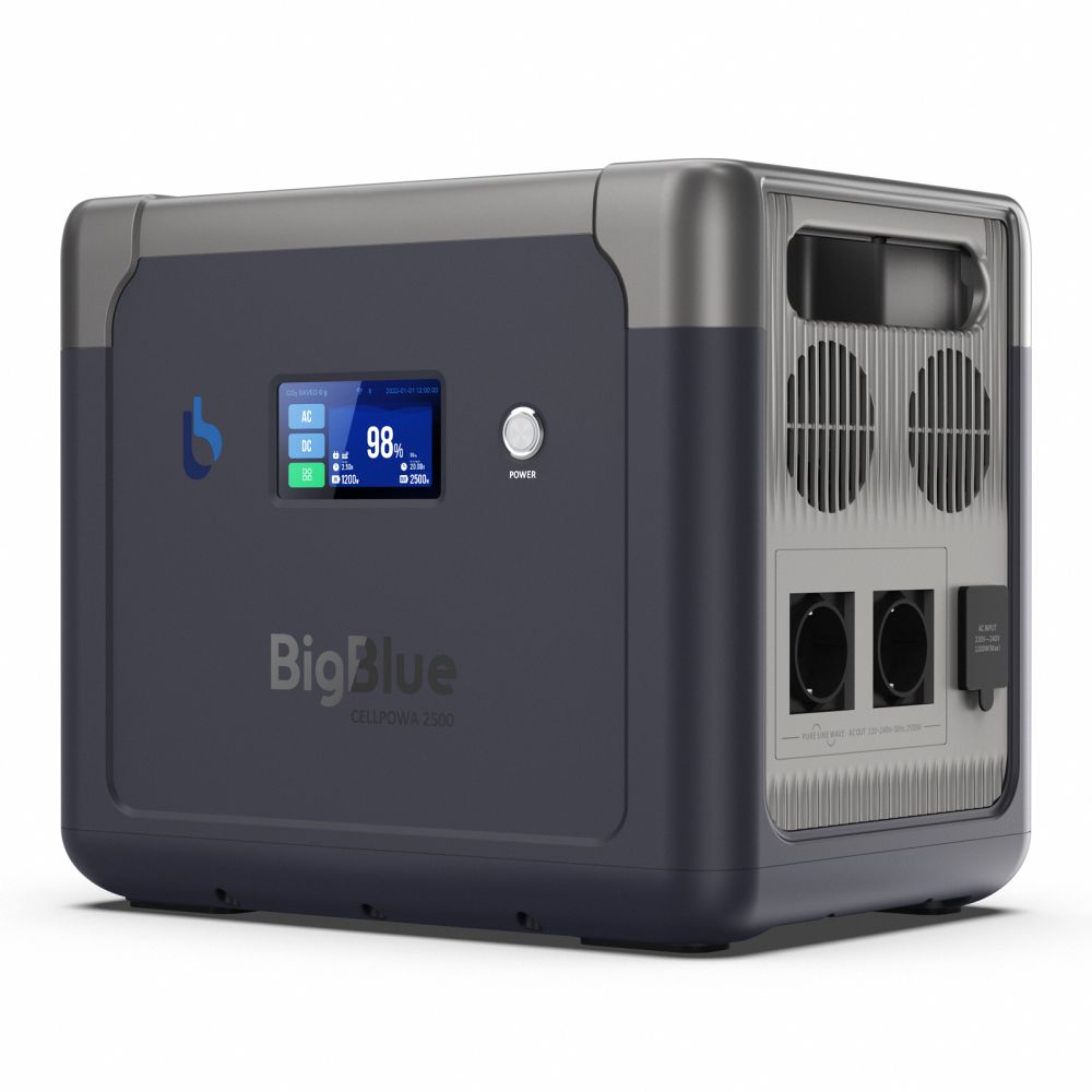 Портативна зарядна станція CP2500 BIG BLUE Портативна зарядна станція CP2500 BIG BLUE
