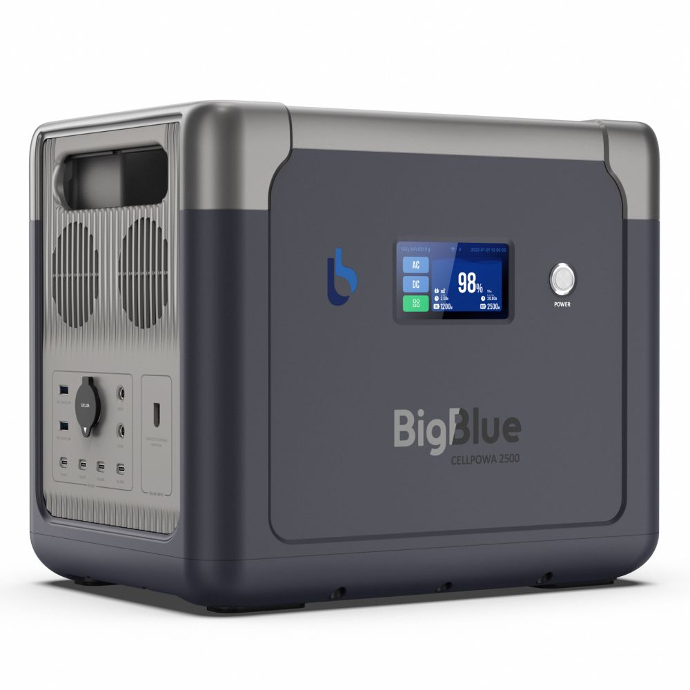 Портативна зарядна станція CP2500 BIG BLUE Портативна зарядна станція CP2500 BIG BLUE