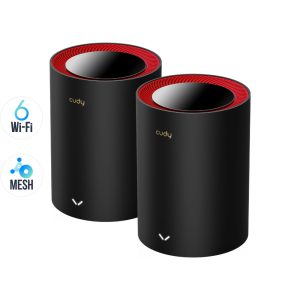 Mesh-система M3000 BLACK Wi-Fi 6 2.5G (2-Pack) Cudy