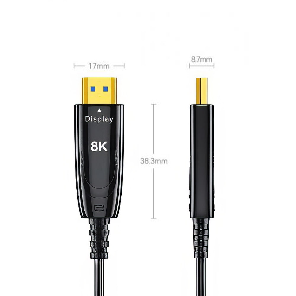 Кабель оптичний HDMI 2.1V 10 м (DT-HOF8010)