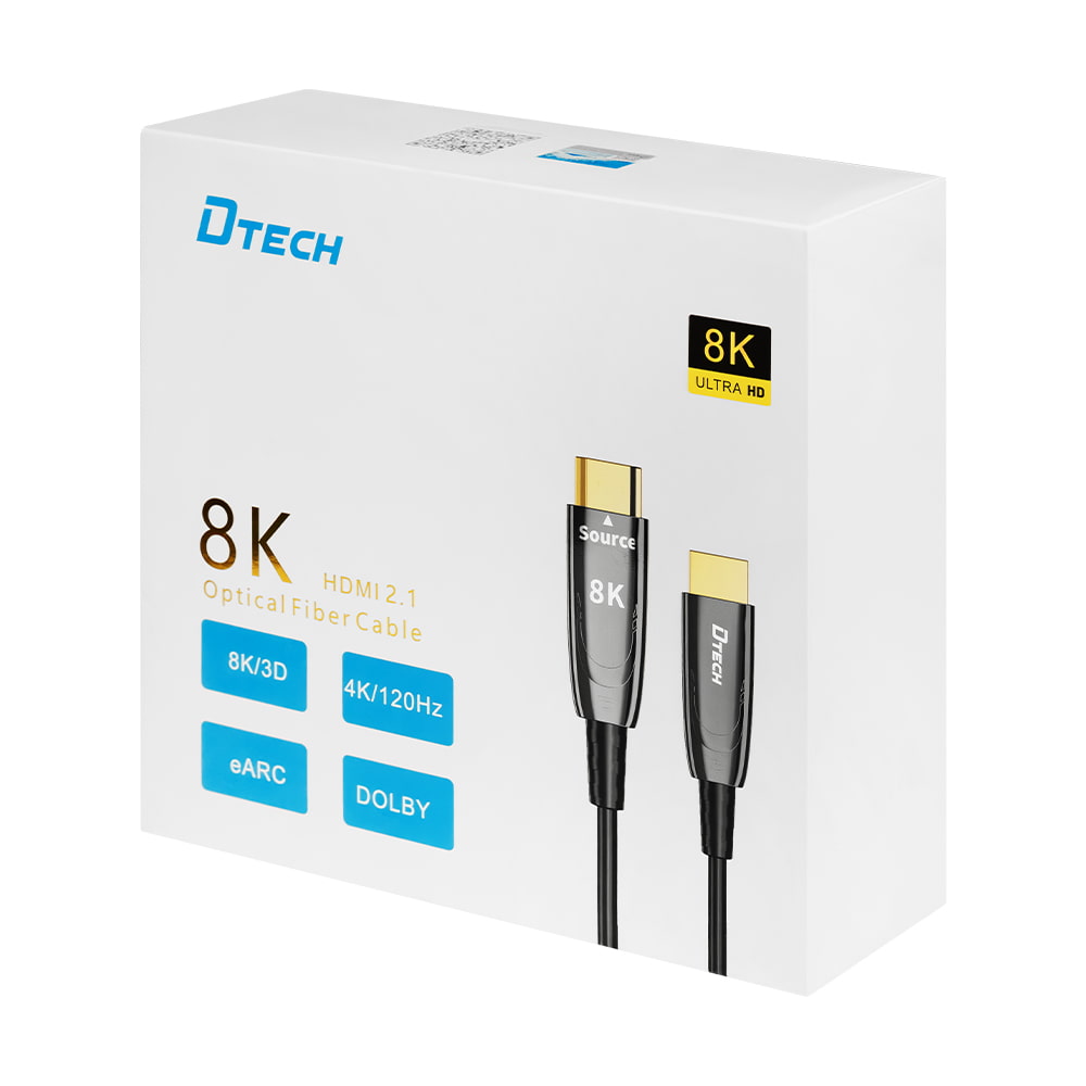 Кабель оптичний HDMI 2.1V 10 м (DT-HOF8010) Кабель оптичний HDMI 2.1V 10 м (DT-HOF8010)