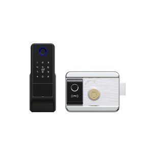 Замок біометричний TRL-5202BT2FW BLACK Right TRINIX