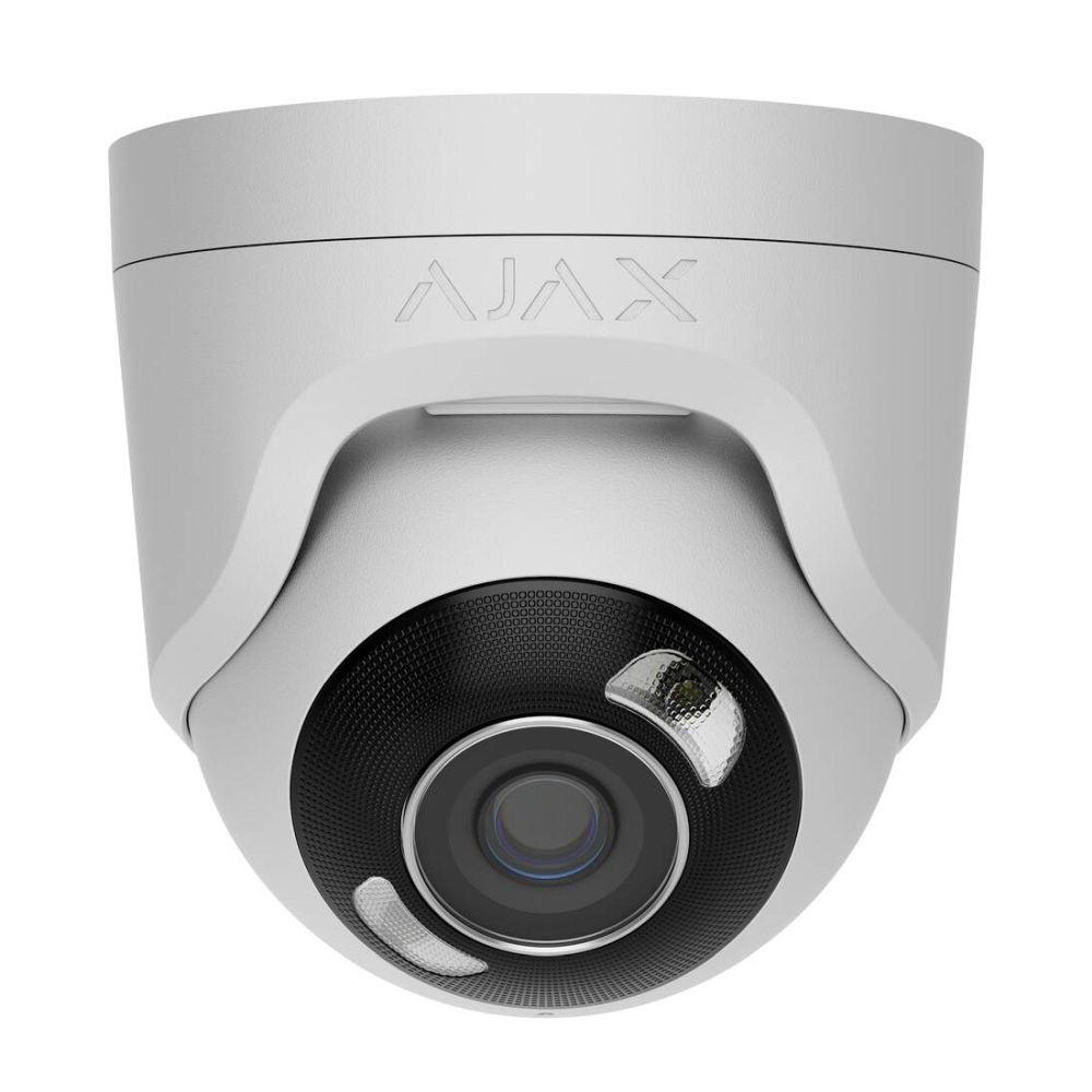 Відеокамера Ajax TurretCam HL (8 Mp/4 mm) white Відеокамера Ajax TurretCam HL (8 Mp/4 mm) white