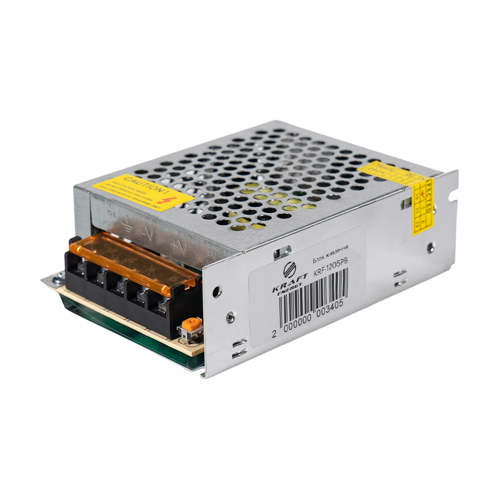 Блок живлення KRF-1205PB Kraft 12V/5A Блок живлення KRF-1205PB Kraft 12V/5A