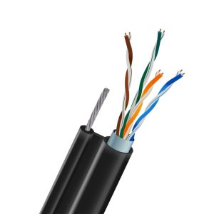 Кабель FTP CAT5E 0.5 CU Outdoor багатожильний дріт (7*0.45) KRAFT (305м)