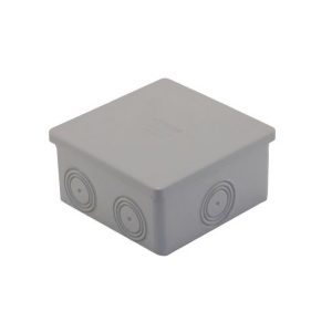 Коробка розподільна, сіра, гладкостінна, IP65, 80х80х40 (уп.60шт.) Courbi