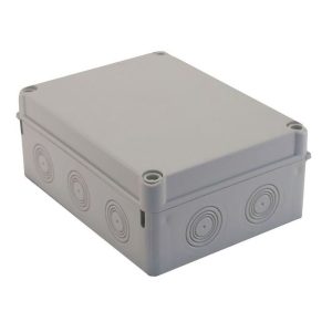 Коробка розподільна, сіра, гладкостінна, IP65, 120х80х50 (уп.50шт.) Courbi