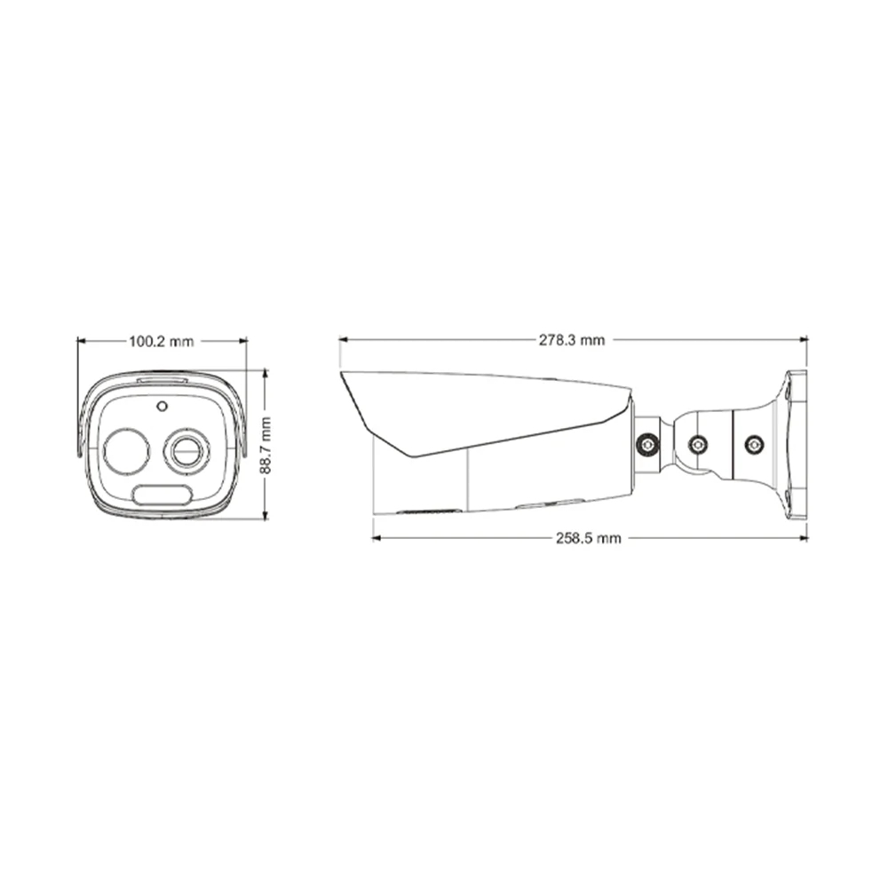 Відеокамера TD-5433E (FT/PE/VT1) TVT 5Mp f=8 мм Відеокамера TD-5433E (FT/PE/VT1) TVT 5Mp f=8 мм