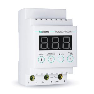 Реле напруги з контролем струму і потужності МР-63с HS Electro