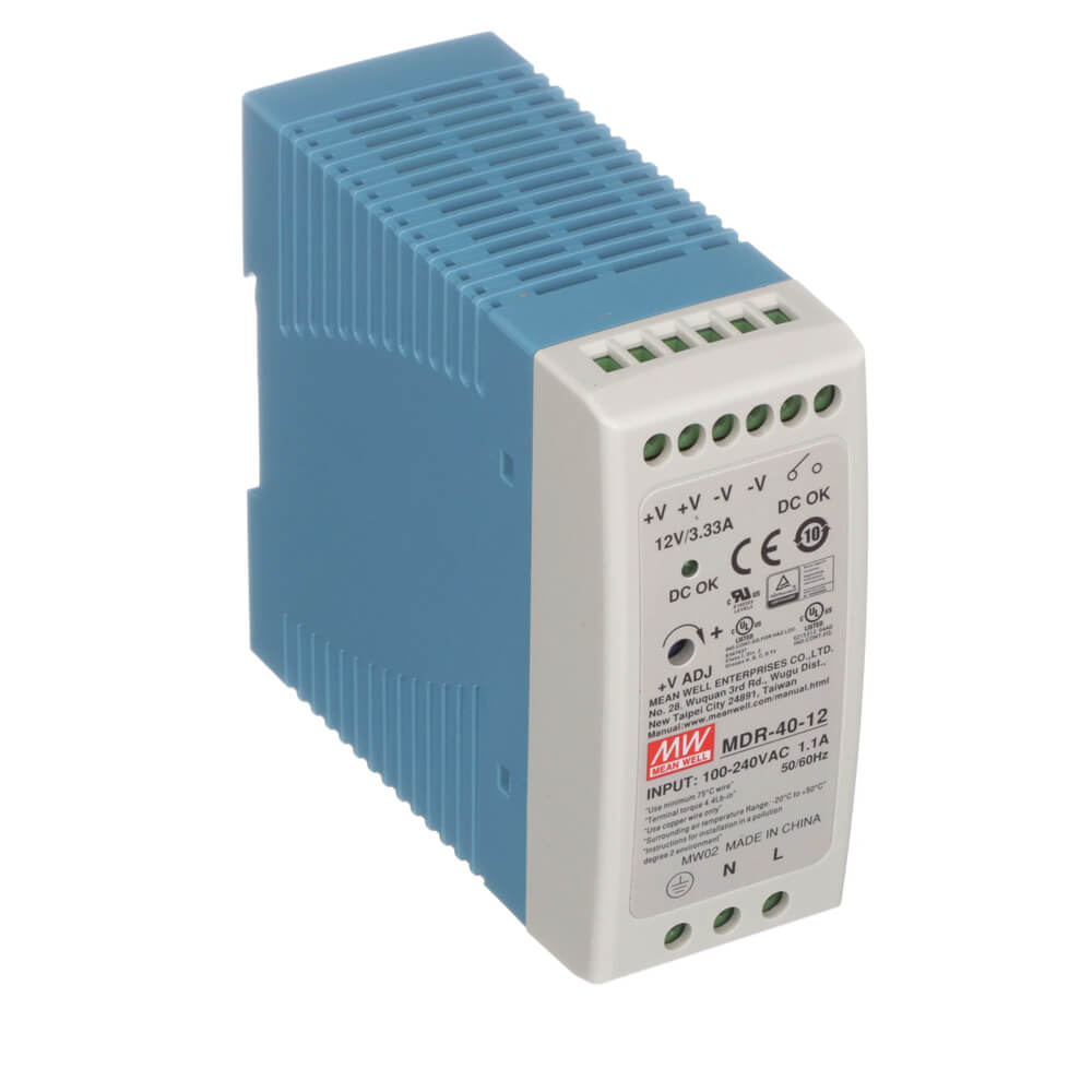 Блок живлення MDR-40-12 Mean Well на DIN-рейку Блок живлення MDR-40-12 Mean Well на DIN-рейку
