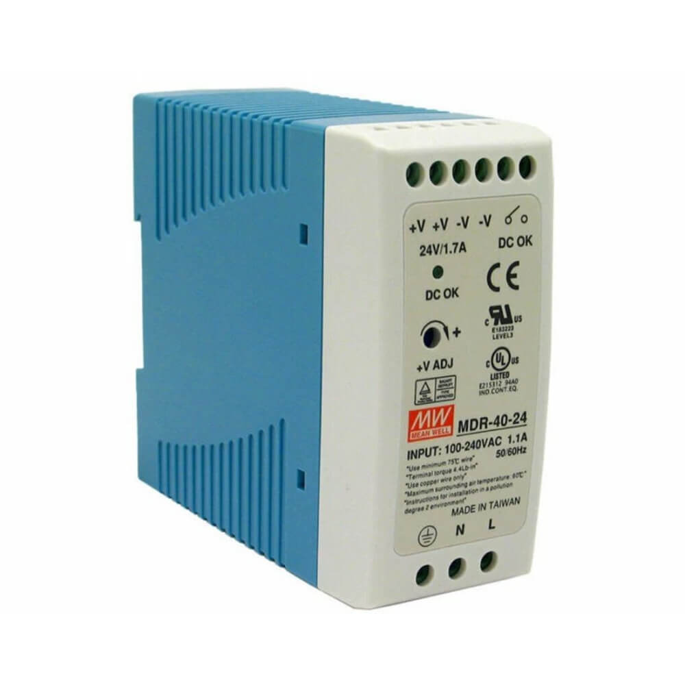Блок живлення MDR-40-24 Mean Well на DIN-рейку Блок живлення MDR-40-24 Mean Well на DIN-рейку
