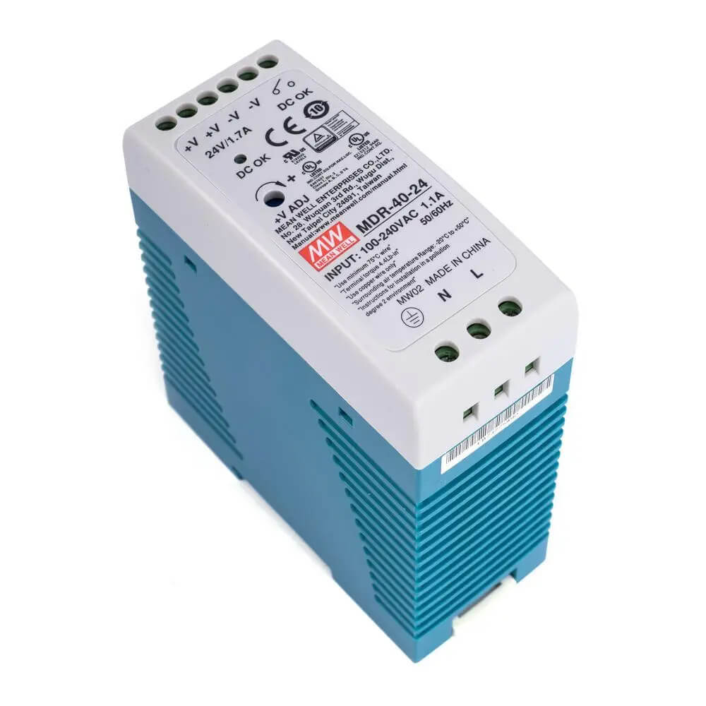 Блок живлення MDR-40-24 Mean Well на DIN-рейку Блок живлення MDR-40-24 Mean Well на DIN-рейку