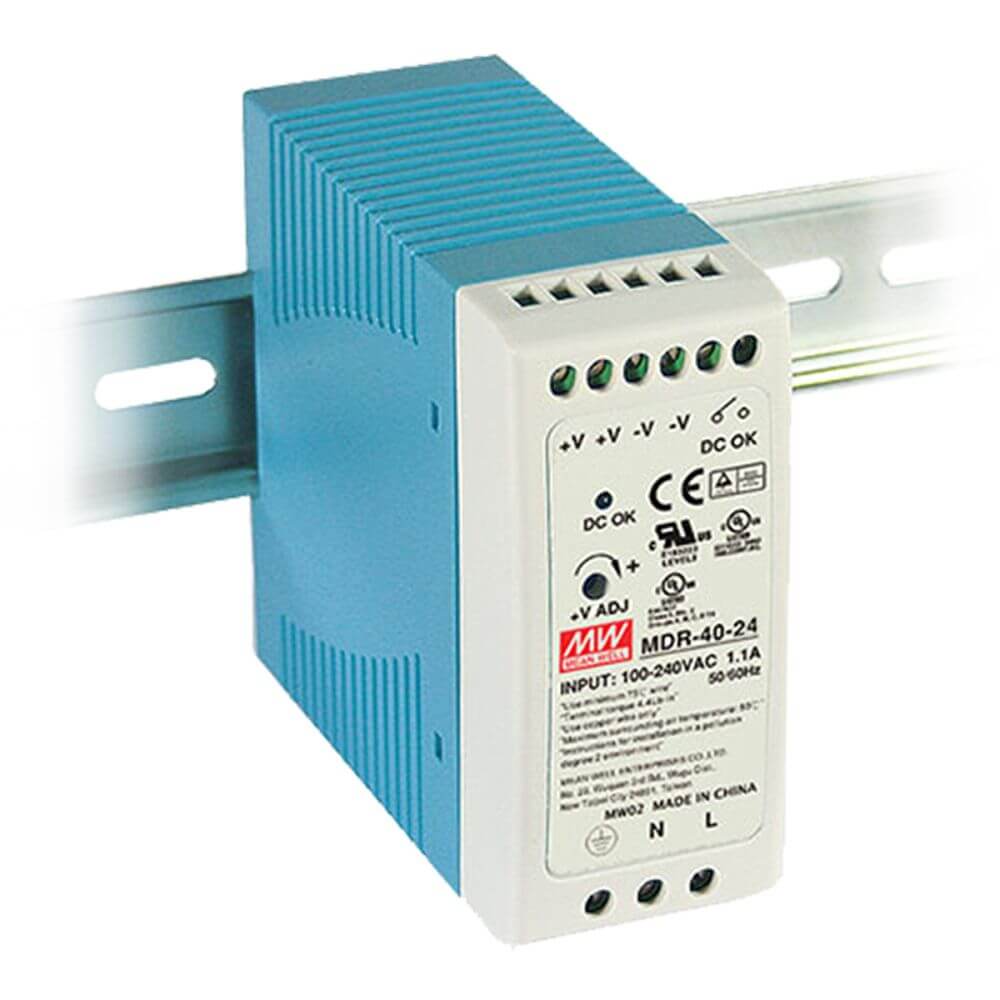 Блок живлення MDR-40-24 Mean Well на DIN-рейку Блок живлення MDR-40-24 Mean Well на DIN-рейку