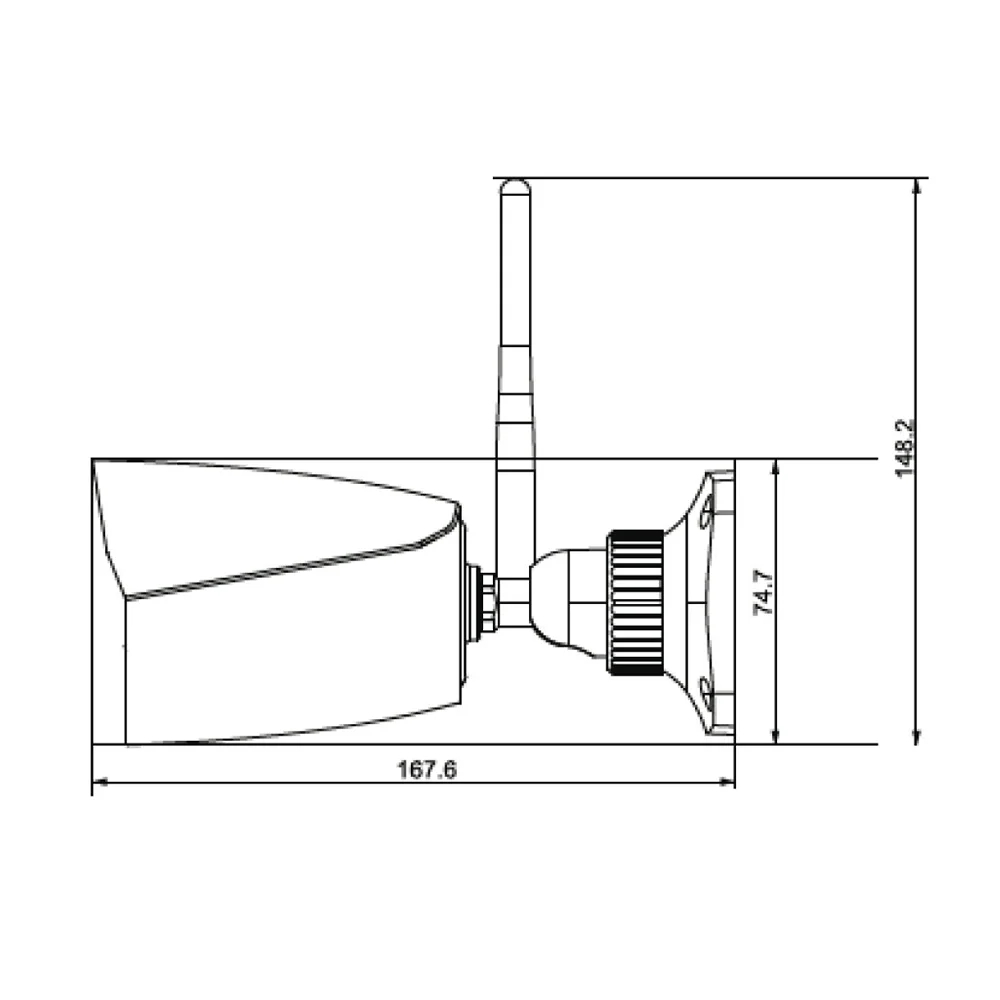 Відеокамера TD-9441S3 (D/PE/WF/AR2) WHITE TVT 4Mp f=2.8 мм Відеокамера TD-9441S3 (D/PE/WF/AR2) WHITE TVT 4Mp f=2.8 мм
