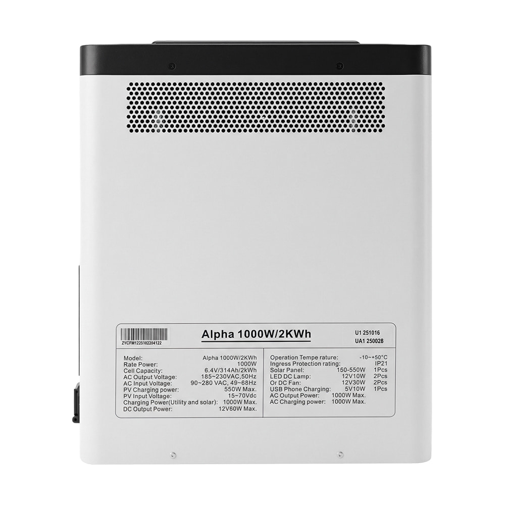 Портативна зарядна станція Alpha-ESS- 1000W/2KWh Sako Портативна зарядна станція Alpha-ESS- 1000W/2KWh Sako