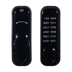 Замок механічний TRL-6102MPW BLACK TRINIX