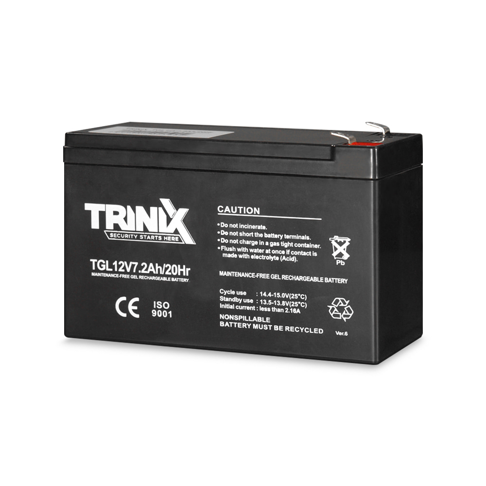 Акумуляторна батарея TGL12V7.2Ah/20Hr TRINIX GEL Акумуляторна батарея TGL12V7.2Ah/20Hr TRINIX GEL