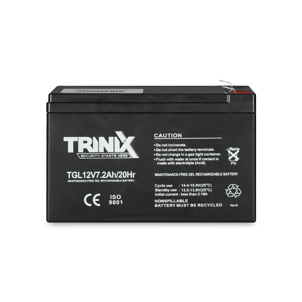 Акумуляторна батарея TGL12V7.2Ah/20Hr TRINIX GEL Акумуляторна батарея TGL12V7.2Ah/20Hr TRINIX GEL