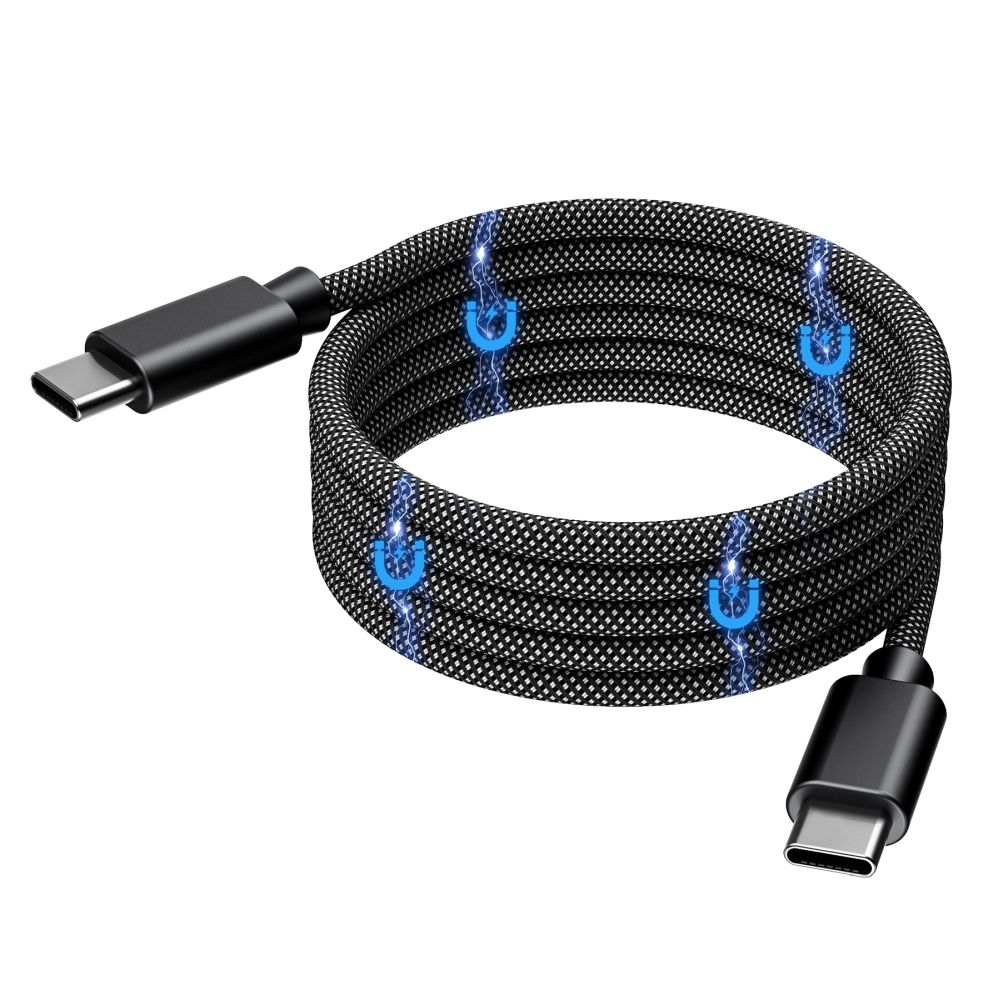 Кабель XCC-1051 USB-C to USB-C Magnetic PD3.1 240W 1.8m Black Choetech Кабель XCC-1051 USB-C to USB-C Magnetic PD3.1 240W 1.8m Black Choetech