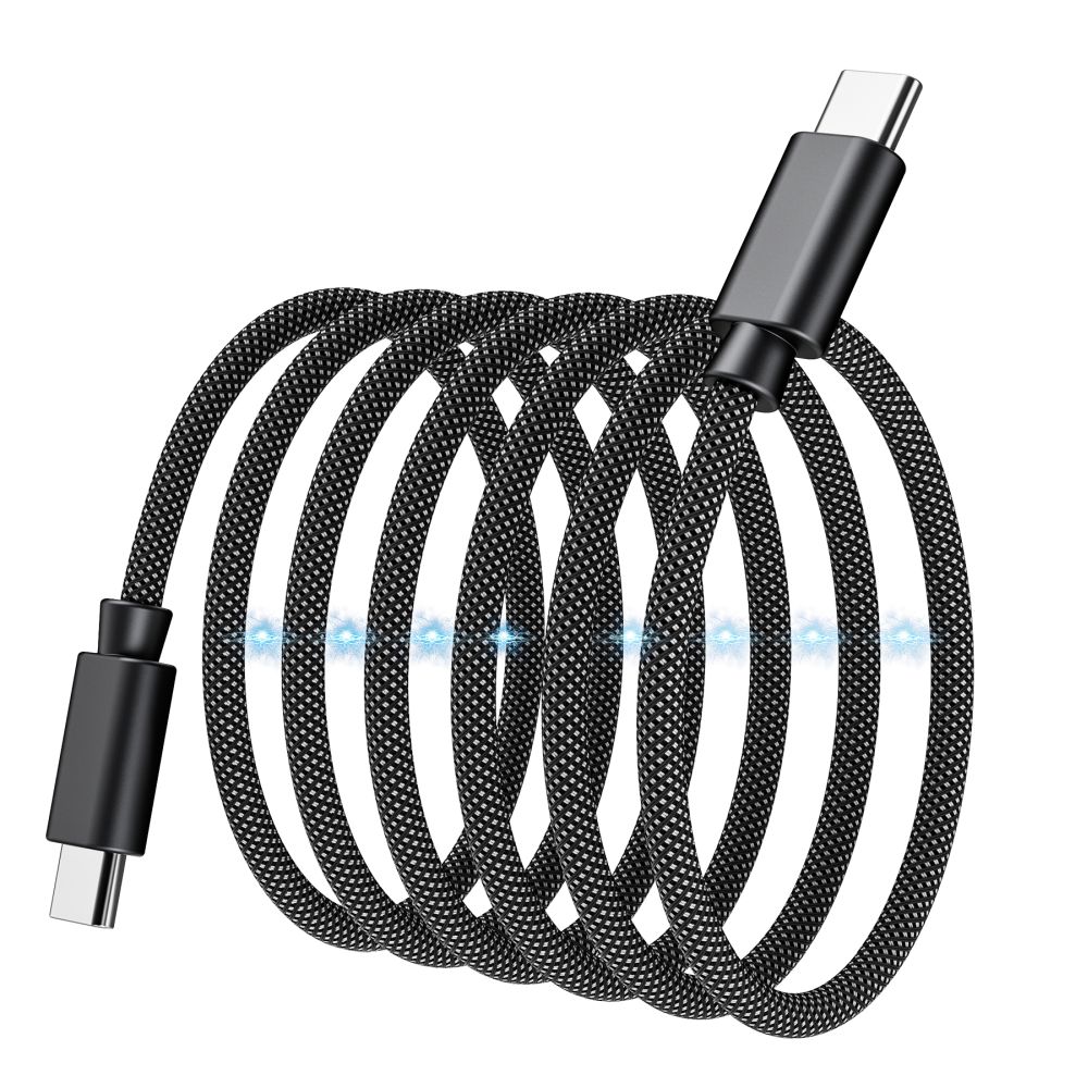 Кабель XCC-1051 USB-C to USB-C Magnetic PD3.1 240W 1.8m Black Choetech Кабель XCC-1051 USB-C to USB-C Magnetic PD3.1 240W 1.8m Black Choetech