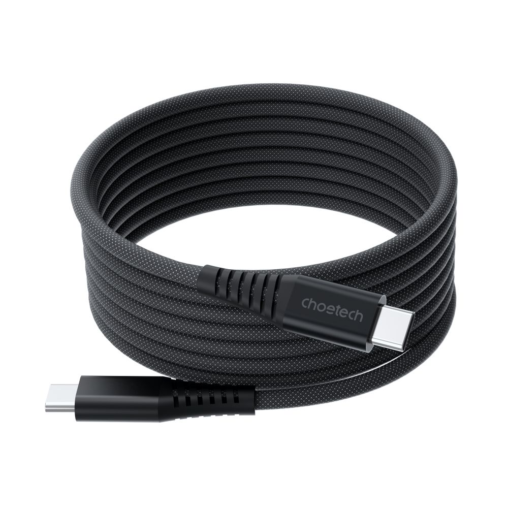Кабель XCC-1051 USB-C to USB-C Magnetic PD3.1 240W 1.8m Black Choetech Кабель XCC-1051 USB-C to USB-C Magnetic PD3.1 240W 1.8m Black Choetech